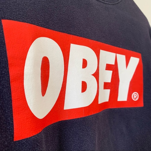 Box Logo Obey Sweater - Picture 2 of 8